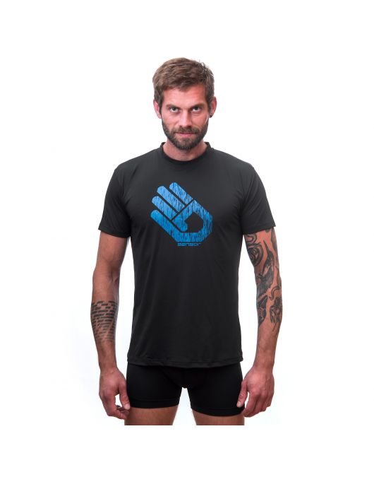 Tricou sport barbati SENSOR COOLMAX FRESH PT HAND black