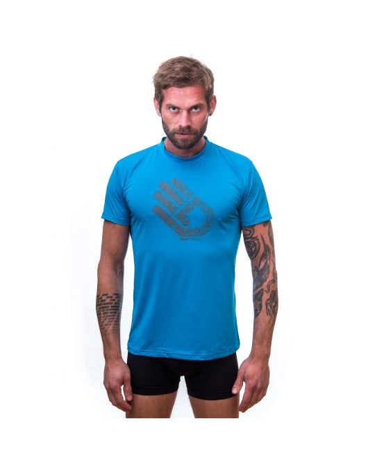 Tricou sport barbati SENSOR COOLMAX FRESH PT HAND blue