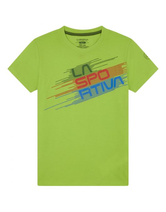 Tricou LaSportiva Climbing Stripe Evo T-Shirt Copii