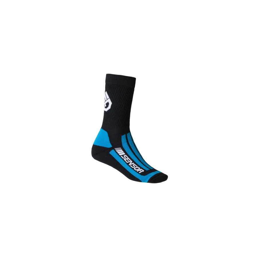 Ciorapi merino pt ture, hiking, SENSOR TREKING EVOLUTION uni (negru/albastru)