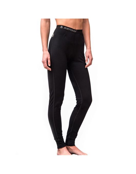 Pantaloni de corp femei SENSOR MERINO ACTIVE black