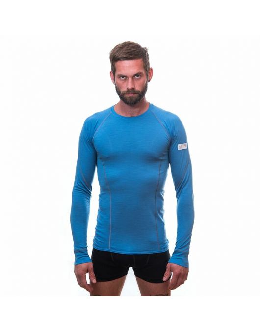 Bluza barbati SENSOR MERINO ACTIVE blue