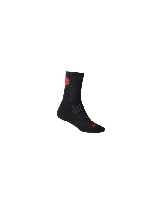 Ciorapi merino pt ture, hiking, SENSOR EXPEDITION MERINO uni (negru/rosu)