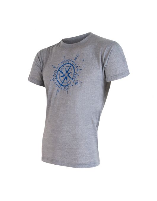 Tricou barbati SENSOR MERINO ACTIVE PT grey