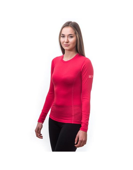 Bluza femei SENSOR MERINO ACTIVE magenta