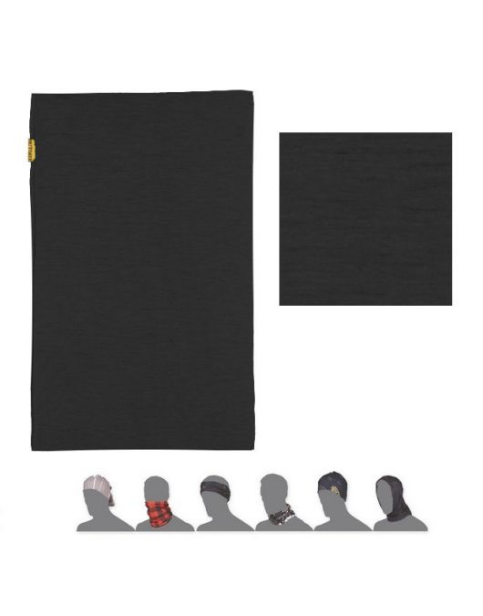 SENSOR MERINO ACTIVE bandana UNI (negru)