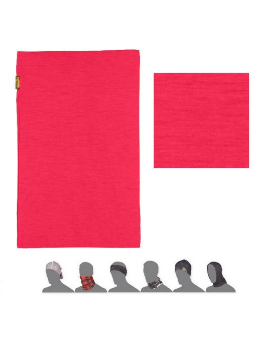 Bandana SENSOR MERINO ACTIVE magenta