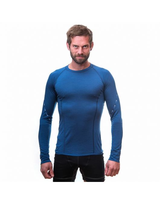 Bluza barbati SENSOR MERINO AIR dark blue