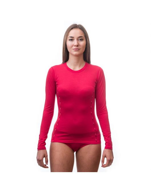 Bluza femei SENSOR MERINO AIR magenta