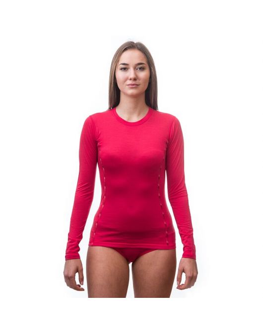 Bluza femei SENSOR MERINO AIR magenta