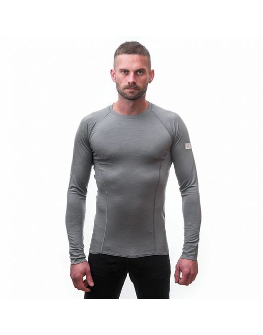 Bluza barbati SENSOR MERINO ACTIVE grey