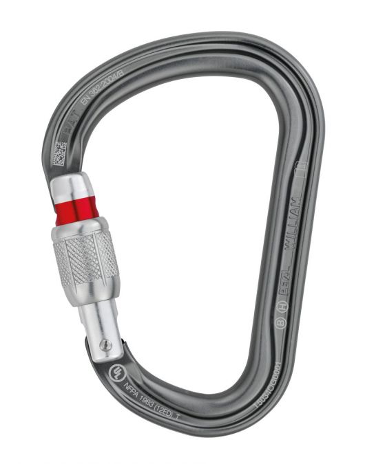 Csavarzáras Karabiner - Petzl William Screw Lock