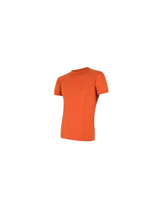 SENSOR MERINO AIR férfi rövid ujjú póló (égett narancssárga)