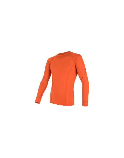 Bluza barbati SENSOR MERINO AIR burnt orange