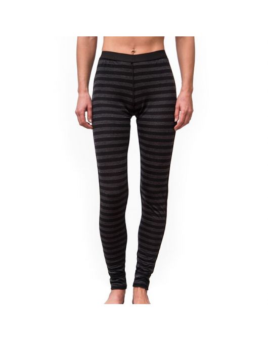 Pantaloni de corp femei SENSOR MERINO ACTIVE black/stripes