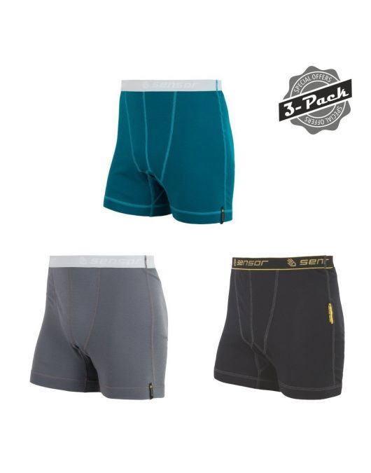 Set 3 boxeri barbati SENSOR DOUBLE FACE 3-PACK