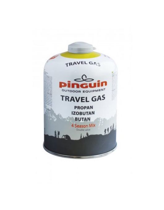 Butelie gaz cu valva Pinguin Travel Gas 450 g
