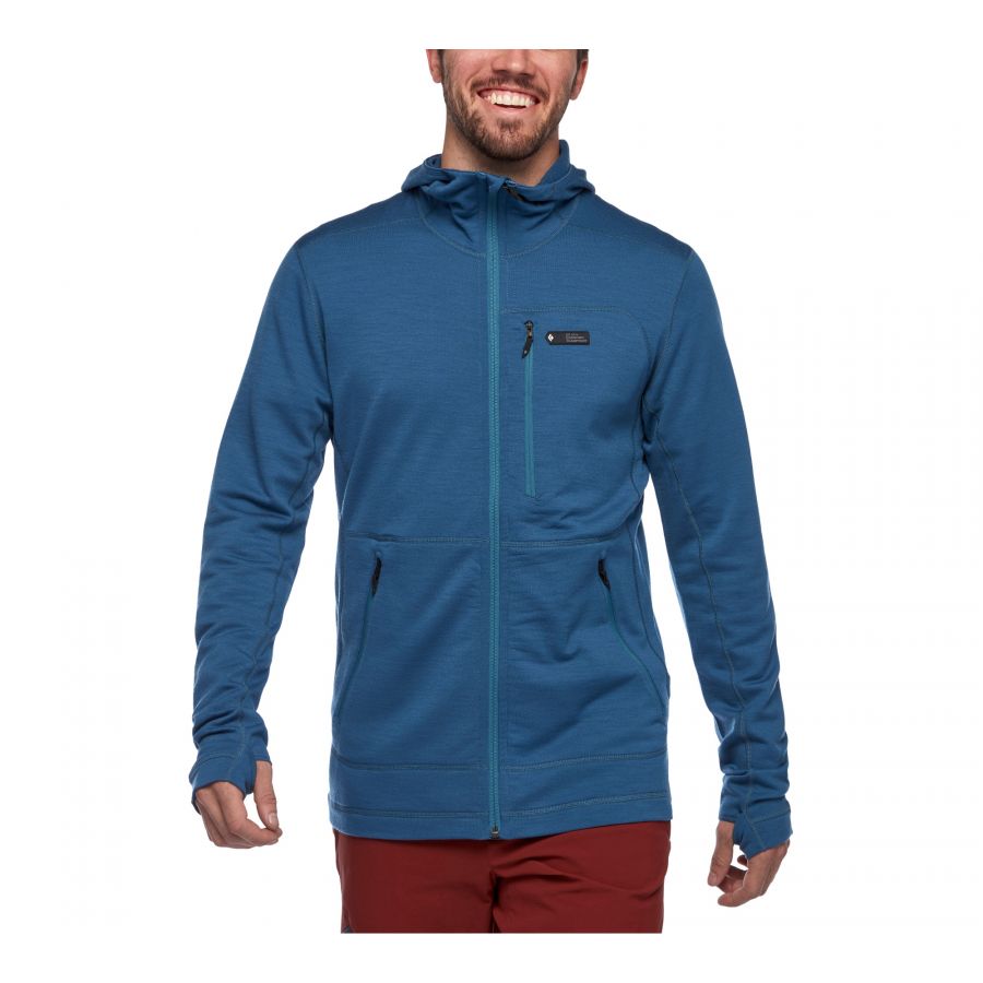 BD M SOLUTION MERINO HOODY HANORAC barbati de schi,alpinism