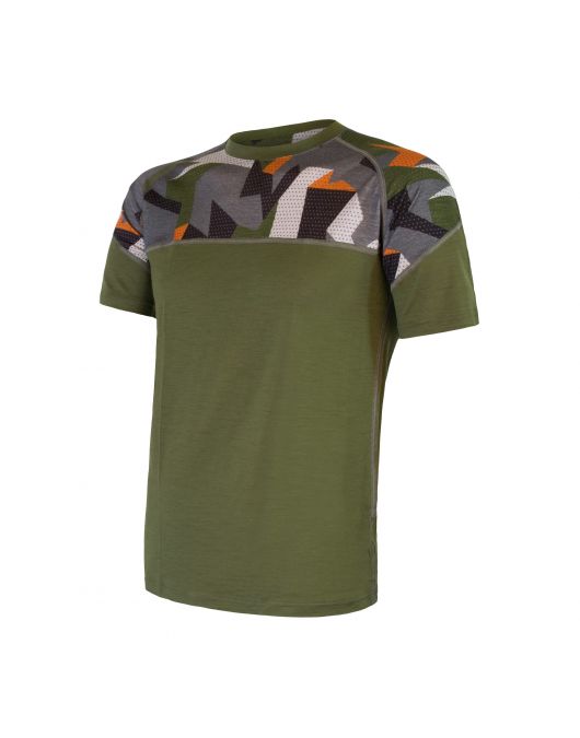 Tricou barbati SENSOR MERINO IMPRESS