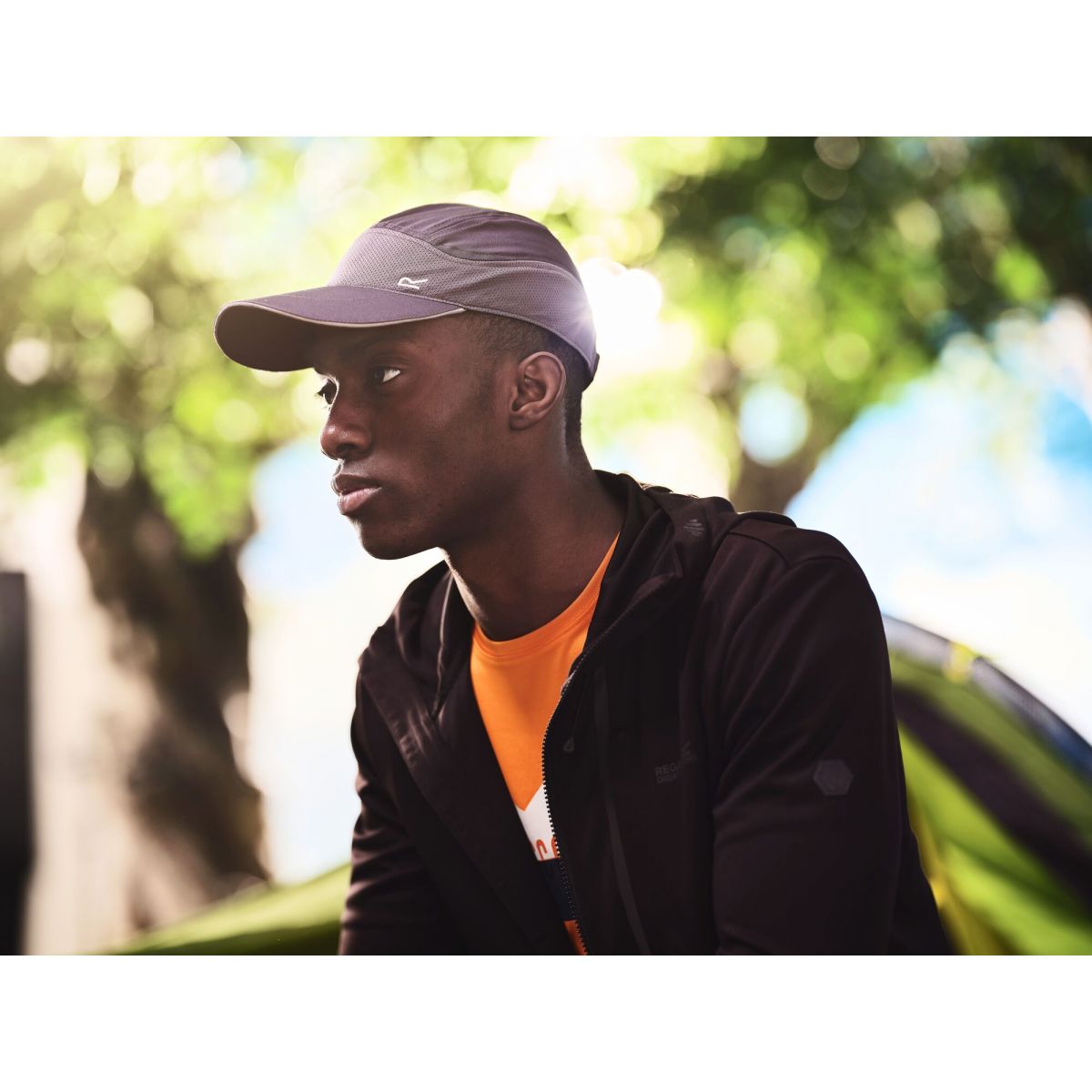 Folding discount peak cap