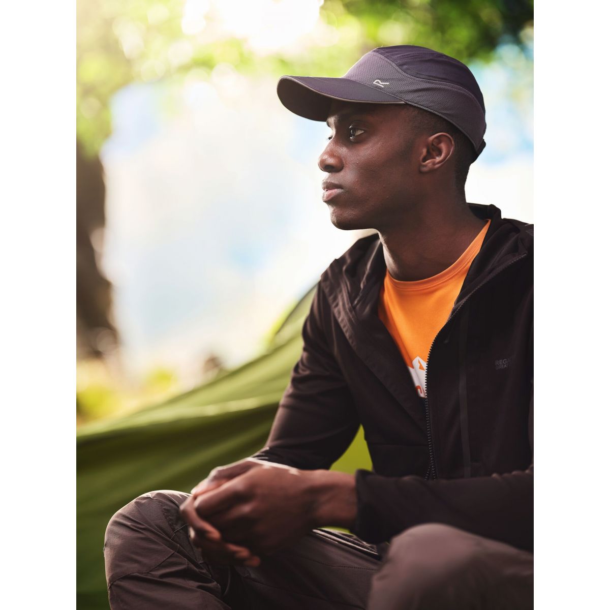 Folding best sale peak cap