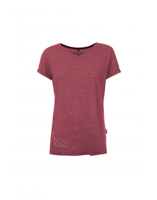 Tricou merinos bambus femei PALLYHI STRETCH SKETCH