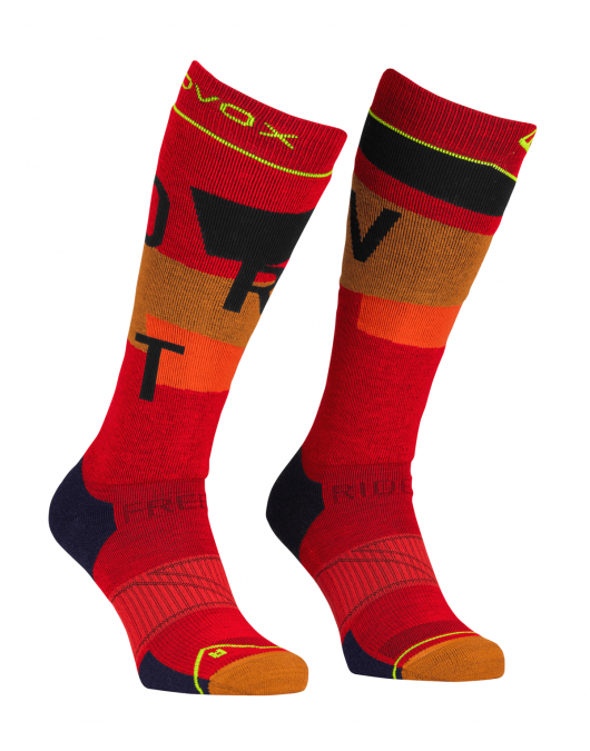 Ciorapi schi barbati ORTOVOX FREERIDE LONG SOCKS COZY Merino