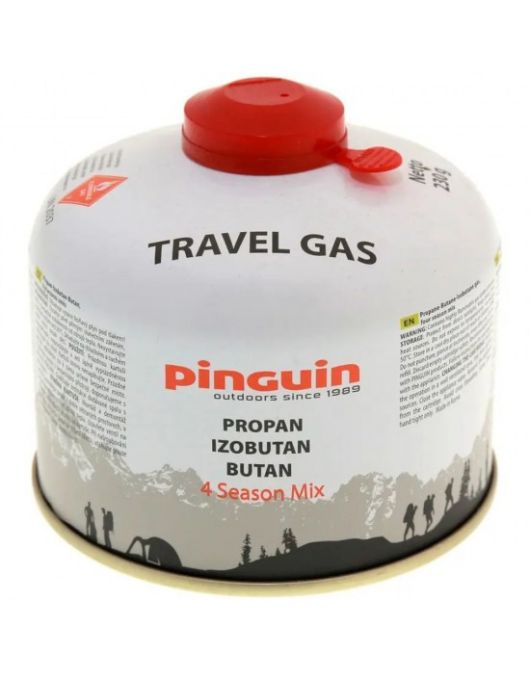 Butelie gaz cu valva Pinguin Travel Gas 230 g