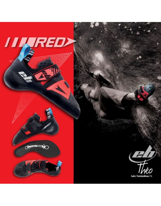 Mászócipő EB CLIMBING RED