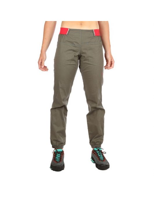 Pantaloni escalada femei La Sportiva Tundra Pant Clay/Hibiscus