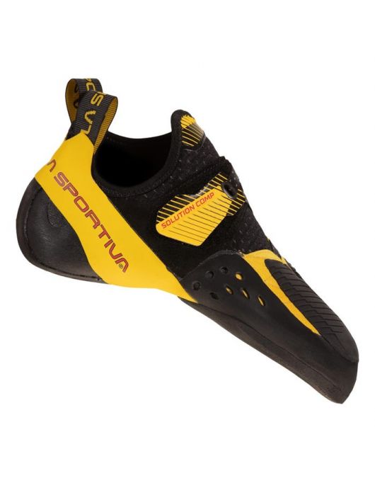 Férfi mászócipő - LaSportiva Solution Comp fekete / sárga